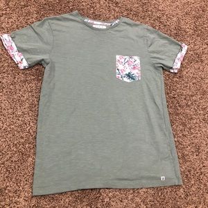 D&F Ricky Singh Monstera/Palm Flamingo T-Shirt